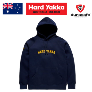 HARD YAKKA Y19395 Aussie Legend Hoodie Navy, Size S-2XL