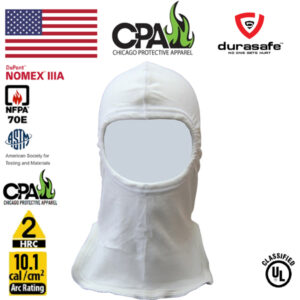 CPA KN-51 FR /ARC Rated Balaclava White Nomex Blend 10cal/cm2
