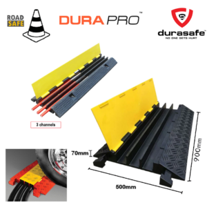 DURAPRO Roadsafe Traffic Cable Protector Rubber - 3 channels