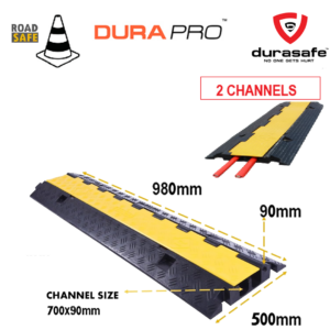 DURAPRO Roadsafe Traffic Cable Protector Rubber - 2 channels