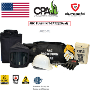 CHICAGO AG20-CV 20 Cal Arc Flash Protection Coveralls Kit