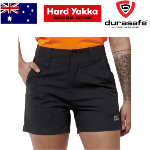 HARD YAKKA Y08497 Women Raptor Short Black