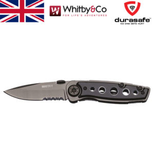 WHITBY LK331 Lock Knife Black/G.Metal finish