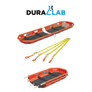 DURALAB YXH-6B Basket Stretcher with Straps - Orange