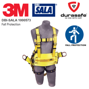 DBI-SALA 1000573 Derrick belt with work positioning rings and pass-thru buckle harness connection straps (size Medium)