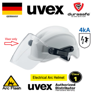 UVEX 9906006 Pheos Visor 4kA Class 1 Electrical Arc with Auto-Magnetic Lock