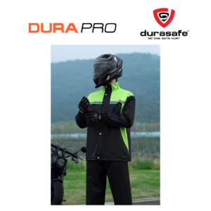 DuraPro Knight Rider Motorcycle Hi Vis Waterproof Polyester Jacket and Pants Rainwear Size M, L, XL, 2XL