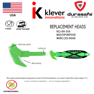 KLEVER KCJ-XH-35X Replacement Wide (35) Head for Kleen XChange Antimicrobial