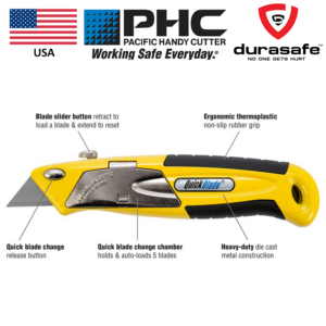 PACIFIC HANDY CUTTER (PHC) QBA-375 Auto-Reload Knives QBA-375
