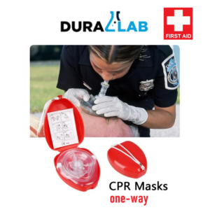 DURALAB First Aid CPR Pocket Mask Resuscitator-One way