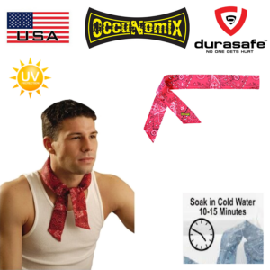OCCUNOMIX 940-CRD MiraCool Neck Bandana Cowboy Red