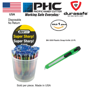 PACIFIC HANDY CUTTER (PHC) BU-BK-508 Snap of Knives 13pt
