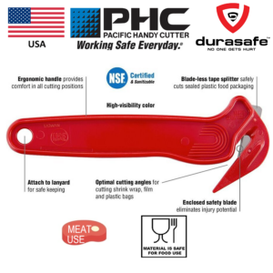 Pacific Handy Cutter DFC364NSF Disposable Film Cutter - Red