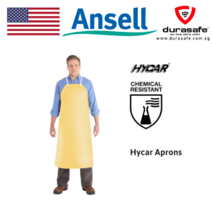 ANSELL® 56510 Heavyweight Hycar Rubber Apron: 35"W X 45"L