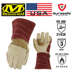 MECHANIX WS-FLX Flux Torch MIG + Stick Welding Glove Tan Size M,L,XL