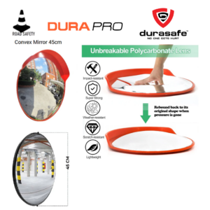 DuraPro Roadsafe 45cm Convex Wide Angle Road Mirror