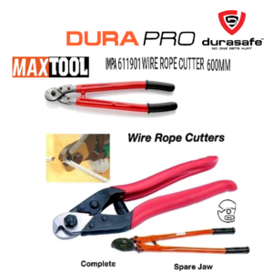DuraPro Toolsafe 611901 Wire Rope Cutter 600mm Capacity 10mm for cutting Barbed Wire