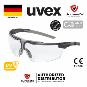 UVEX 9190175 I-3 Supravision Plus Black/Grey – Clear Len